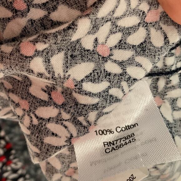 J Crew floral short sleeve button down M - Picture 5 of 5